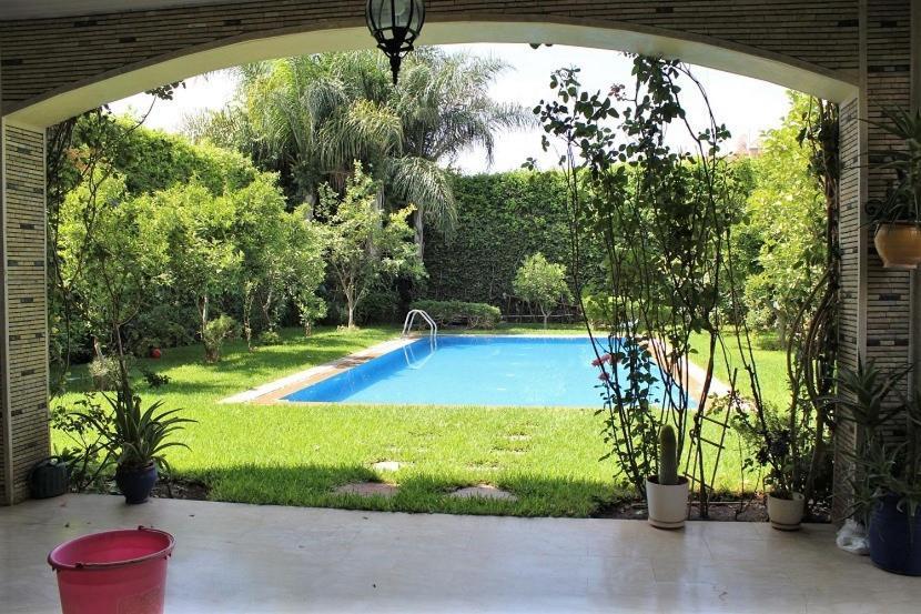 Magnifique Villa Avec Piscine Chauffee Que Pour Famille Marraquexe Exterior foto