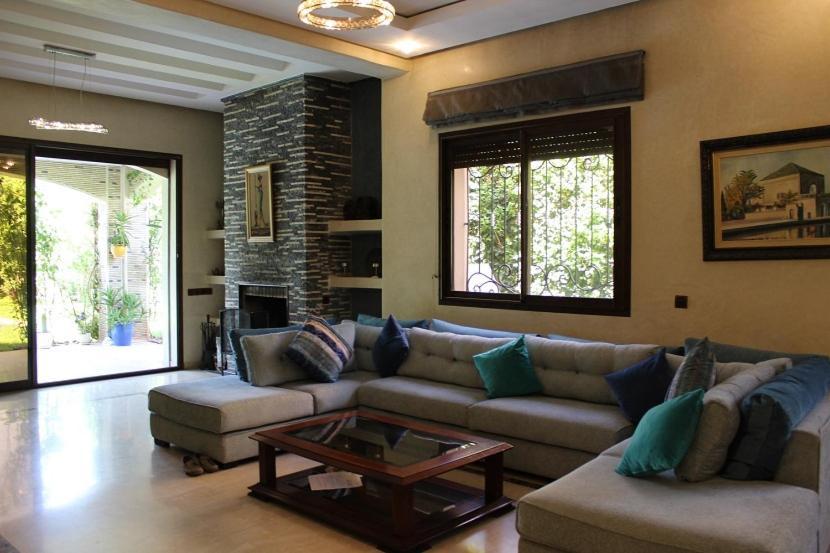 Magnifique Villa Avec Piscine Chauffee Que Pour Famille Marraquexe Exterior foto