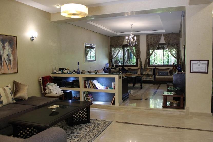 Magnifique Villa Avec Piscine Chauffee Que Pour Famille Marraquexe Exterior foto
