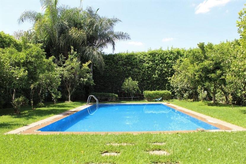Magnifique Villa Avec Piscine Chauffee Que Pour Famille Marraquexe Exterior foto