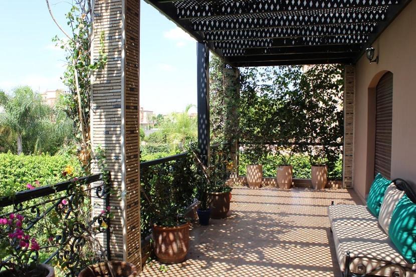 Magnifique Villa Avec Piscine Chauffee Que Pour Famille Marraquexe Exterior foto