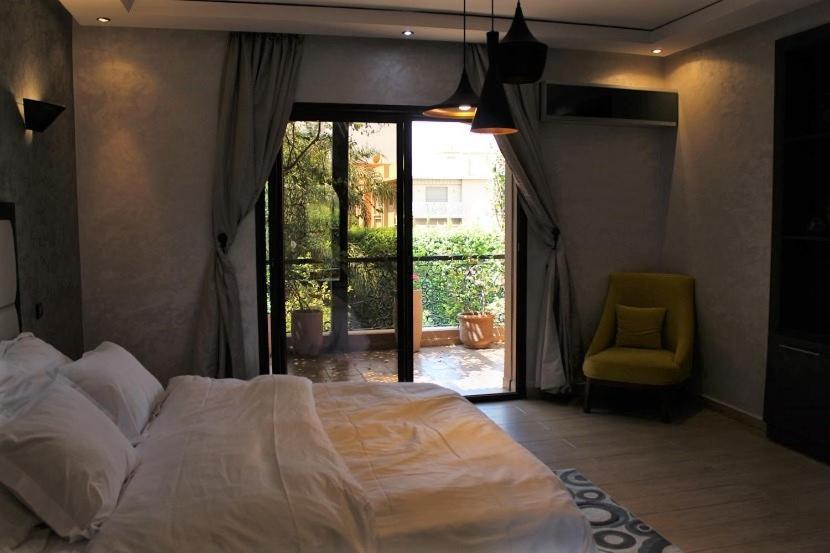 Magnifique Villa Avec Piscine Chauffee Que Pour Famille Marraquexe Exterior foto